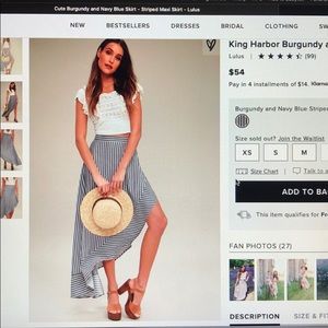 King Harbor maxi skirt